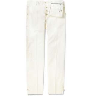   Trousers  Casual trousers  Tapered Fit Cotton Twill Trousers
