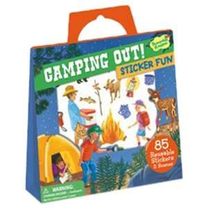   Kingdom Press / Sticker Fun Camping Out Reusable Sticker Tote