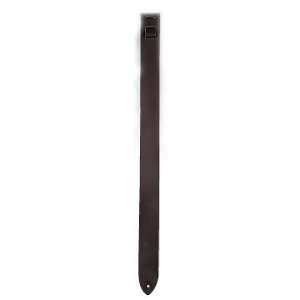  Levys 2in Basic Leather Guitar Strap, Black Musical 