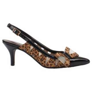 Womens J. Renee Nettle Black/Leopard Shoes 