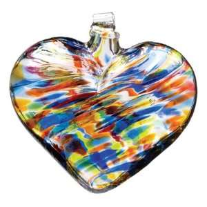  Kitras Art Glass   HEARTS OF GLASS   Hand Blown Glass Hanging 