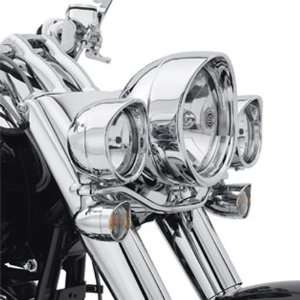  Harley Davidson Chrome Passing Lamp Trim Ring w/ Visor 
