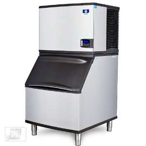   400 550 Lb Half Size Cube Ice Machine w/ Storage Bin   Indigo Series