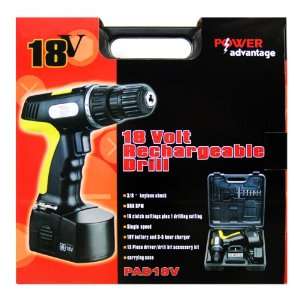  Power Advantage PAD3166 18V Rechargeable Drill