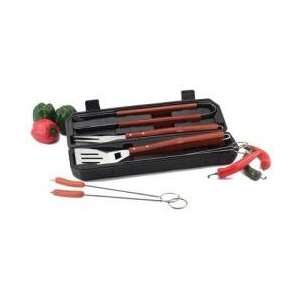  Chefmaster 8pc BBQ set in carrying case 
