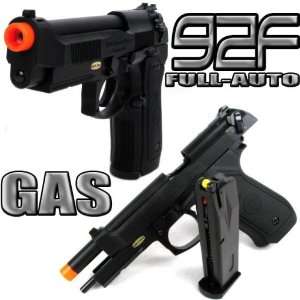92F Beretta Gas Full Automatic Airsoft Pistol Gun  Sports 