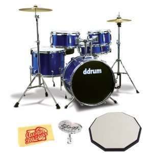 com ddrum D1 JR Complete Five Piece Drum Set Bundle with 12 Inch Drum 