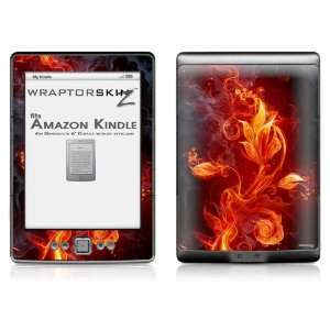  Kindle 4 Skin   Fire Flower (fits  Kindle 4   6 display 
