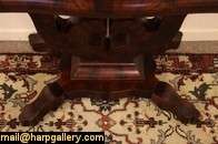 Empire Marble Top Antique Console Table  