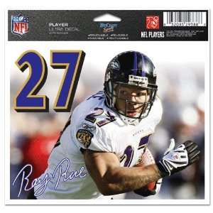 NFL Ravens Ray Rice Window Cling 