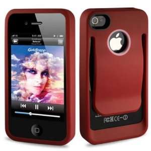  iPhone 4/4S Belt Clip Style Holster Case Red Cell Phones 