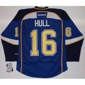 Brett Hull St. Louis Blues Reebok Premier Jersey   Small