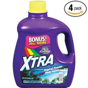 Xtra Liquid Laundry 2X Concentrate, Tropical Passion, 170 Ounce (Pack 