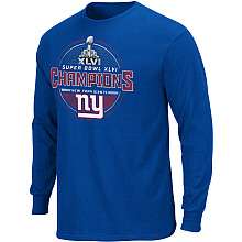   Super Bowl XLVI Champions Long Sleeve T Shirt   NFL SHOP EXCLUSIVE