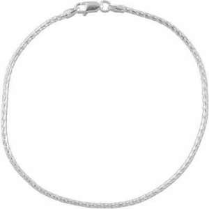  Sterling Silver Fox Tail Bracelet Jewelry