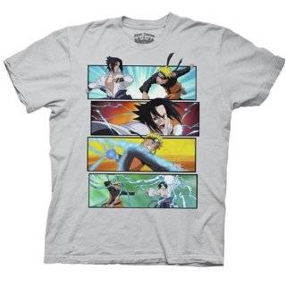  Naruto Kyuubi Nine Tail Fox Black T shirt Clothing