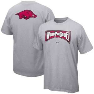   Nike Arkansas Razorbacks Ash Student Union T shirt