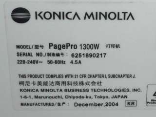 Konica Minolta PagePro 1300W S/W Laserdrucker in Niedersachsen 