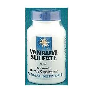  Optimal Nutrients   Vanadyl Sulfate 15 mg 120 caps   State 