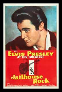 JAILHOUSE ROCK *1SH ORIG MOVIE POSTER ELVIS PRESLEY 57  