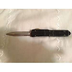  Out Of the Front (OTF) Serrated Double Edge Knife Sports 