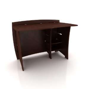  Legaré Furniture 43 Birch Straight Desk, Espresso Finish 