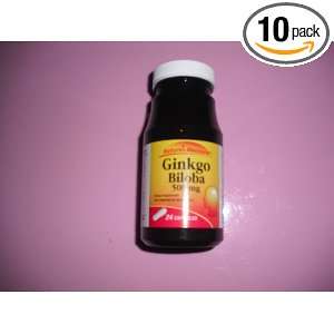 Natures Measure GINKGO BILOBA 500 mg, 72 capsules (24 capsules/bottle 