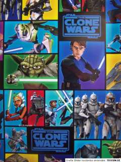 Bögen Geschenkpapier Star Wars the Clone Wars 50 x 69,5 cm Party 