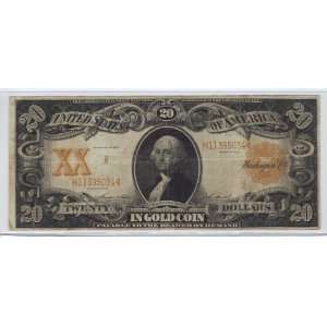  $20 Gold Certificate 1906 