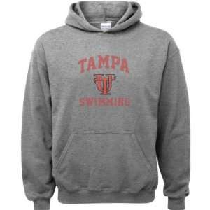 Tampa Spartans Sport Grey Youth Varsity Washed Swimming Arch Hooded 