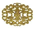 FILIGREE  BRASS UNPLATED   45MM 3 PIECE   8 8067  