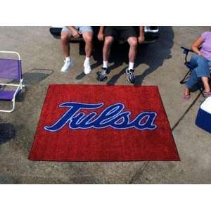  Tulsa Golden Hurricane 5X8ft In/OUT Door Ulti Mat Tailgate Area 