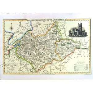  C2000 Map England County Leicestershire Rutlandshire
