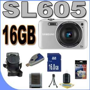  Samsung SL605 12.2MP Digital Camera w/5x Optical Zoom 