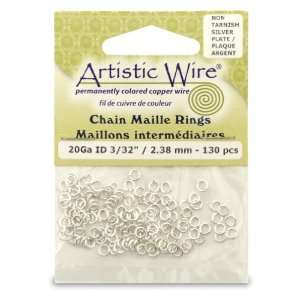  Artistic Wire 20 Gauge Non Tarnish Silver Chain Maille 