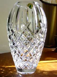 Waterford Crystal ARAGLIN Vase 9   NEW  