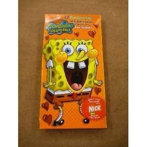 Nickelodeon SpongeBob SquarePants 32 Dazzling Foil Embossed Valentines 