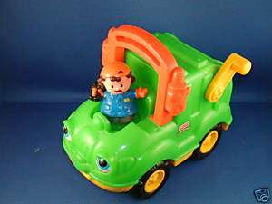FISHER PRICE LITTLE PEOPLE clanky Garbage truck man  