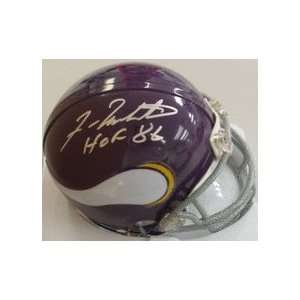   Minnesota Vikings Mini Football Helmet with HOF 86 Inscription