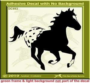 Appaloosa Horse Custom Window Trailer Decal Sticker 492  