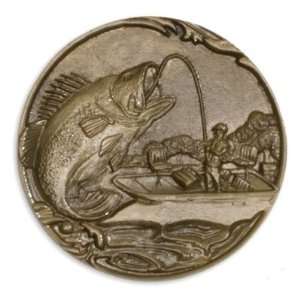  Fish in the Stream Urn Medallion