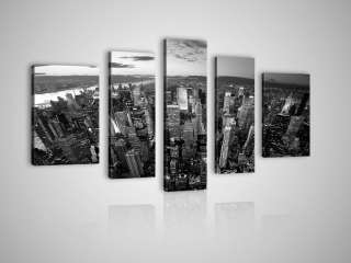 XXL Bild 5 Teiler 190x100cm New York Amerika Bilder NY Kunstdruck auf 