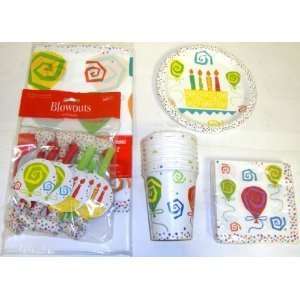  Birthday Cake & Balloons Party Kit for 8 Toys & Games