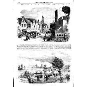    1855 DUTCH RHENISH RAILWAY GOUDA HOLLAND ROTTERDAM