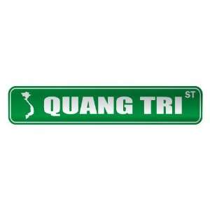     QUANG TRI ST  STREET SIGN CITY VIETNAM