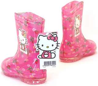 Hello Kitty Rain Boots】Kids Girls Shoes Waterproof New Color 