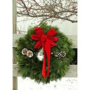  Christmas Outdoor Wreath   Peel and Stick Wall Decal by 