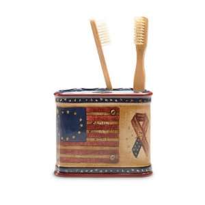 Toothbrush Holder Americana by Linda Spivey 