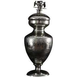  Antique Silver 26 High Glass Vase