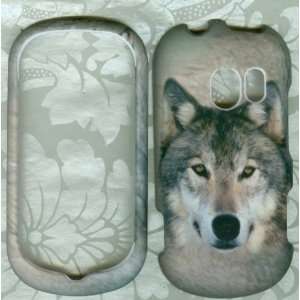  rubberized cute wolf grey LG EXTRAVERT vn271 verizon phone 